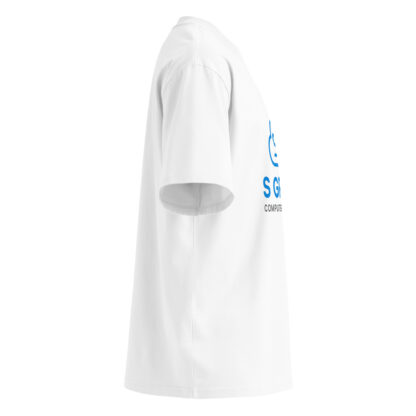 Unisex organic oversized high neck t-shirt - Image 4